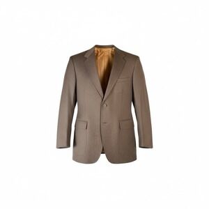 The Men's Shop Action Master Blazer With Vest Brown Size 31.7 Inches